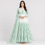 Floral chiffon maxi dress for women in elegant printed design