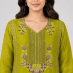 Embroidered 3 Piece Suit for Women with floral kameez matching trouser and dupatta available in 6 colors