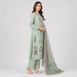 Embroidered 3 Piece Suit for Women