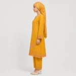 Embroidered Doria Cotton 3 Piece Suit for Women with embroidered shirt matching trouser and dupatta